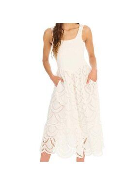 Allison New York Giselle Dress White Size Medium New